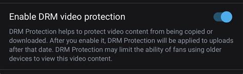 Onlyfans has enabled DRM options for new videos [AT THE